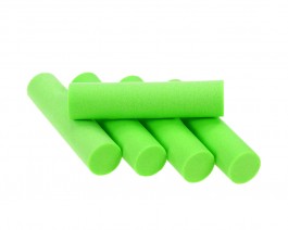 Foam Cylinders, Chartreuse, 10 mm